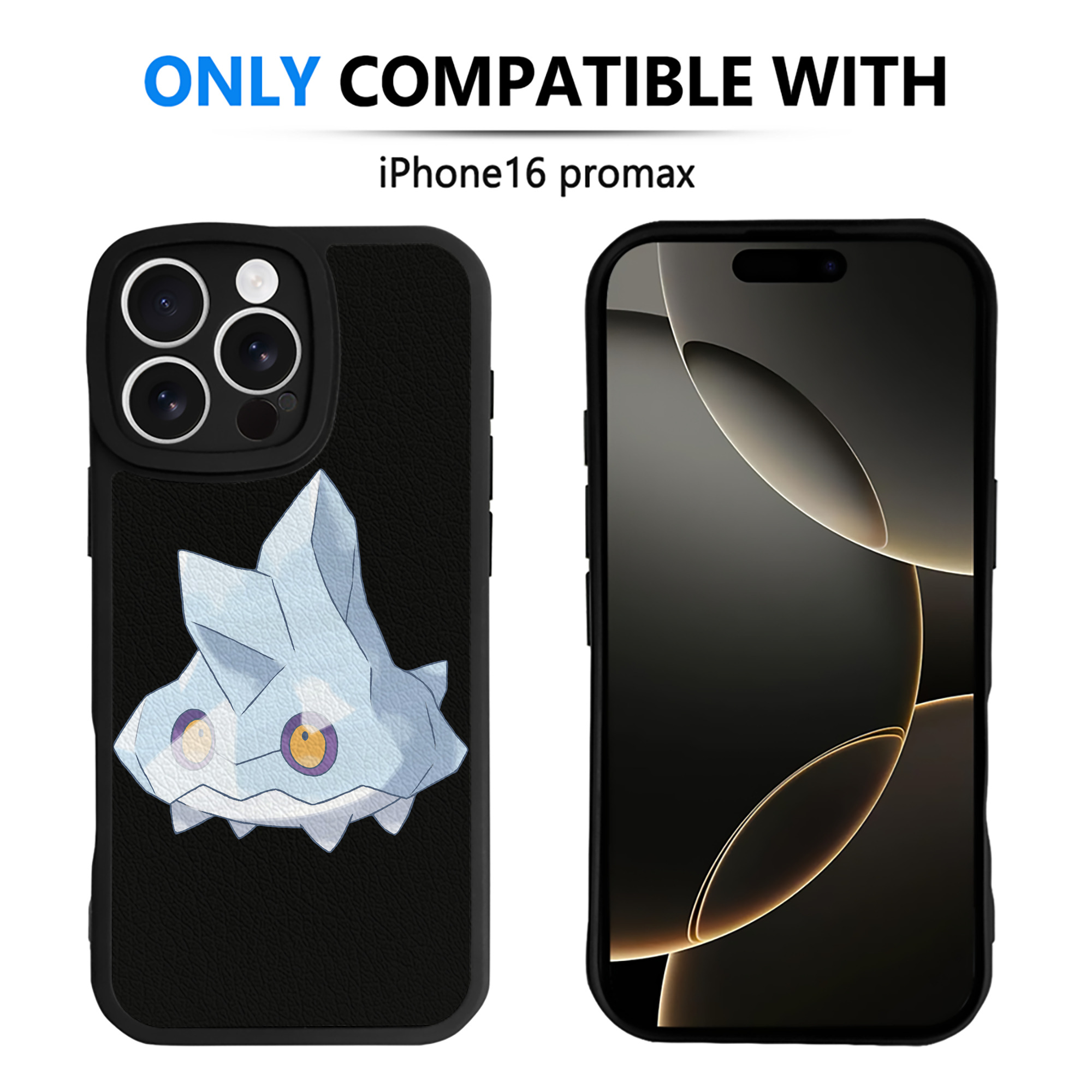 （画像用） ポケットモンスター Pokémon 【iPhone 16シリーズ対応】シリコンスマホケース（レザー調） 材質：シリコン